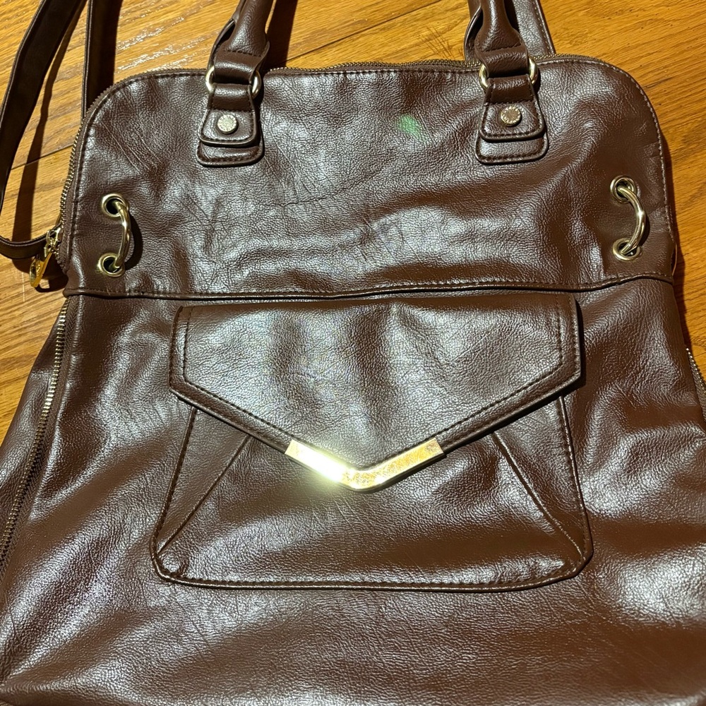 Steve Madden Brown Leather Bag